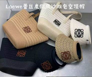 Loewe beach bag hat dx16